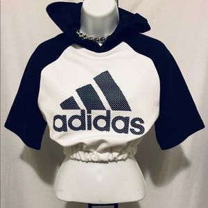 Women’s Custom Cropped Adidas Hoodie